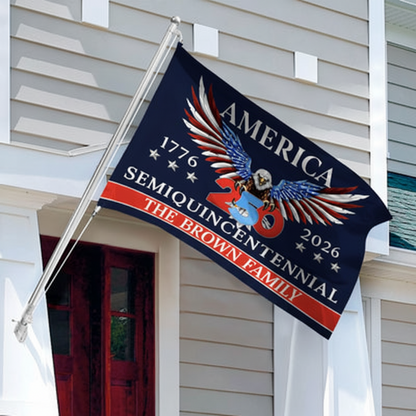 250 Years America Semiquincentennial Double-Sided House Flag