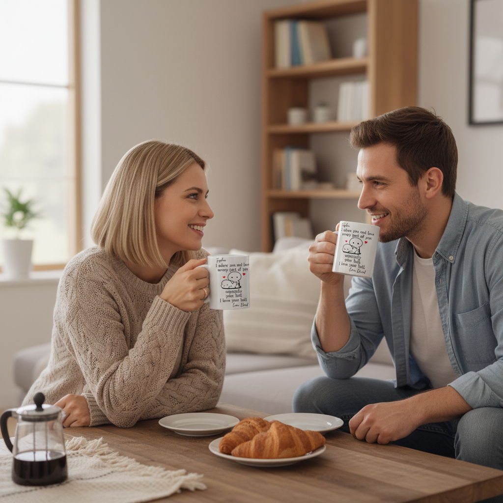 I Love Every Part Of You - Personalized Mug, Gift For Couples, Romantic Keepsake Gift