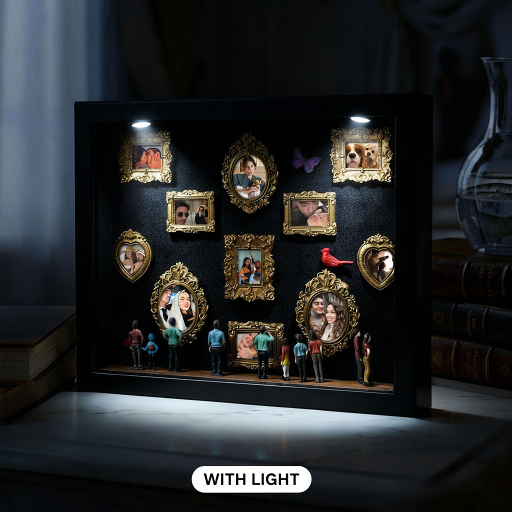 Museum of Us Frame Personalized Couples Gift for Her Cute Miniature Museum Gifts Meaningful Gift Valentine's Day Anniversary Gift