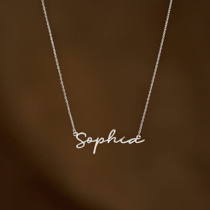Personalized Dainty Minimalist Name Necklace – Elegant Jewelry Gift For Girlfriend, Wife