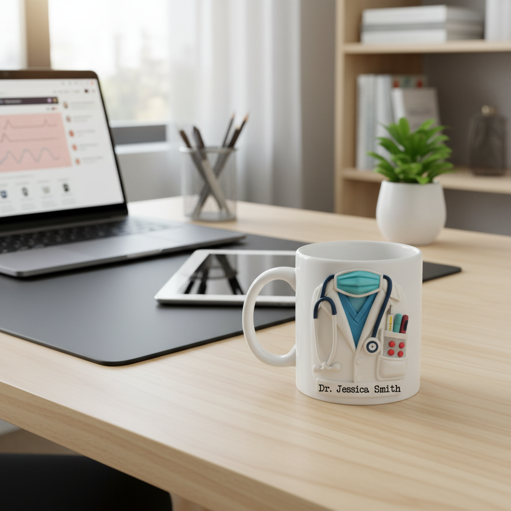 Behind Every Mask Is A Hero - Nurse Personalized Custom 3D Inflated Effect Printed Mug - Appreciation, Thank You Gift, Nurse Life, Doctor Life