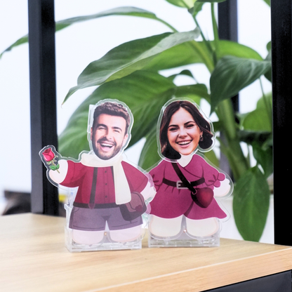 Custom Cartoon Bobblehead Standee – Funny Acrylic Gift for Couples