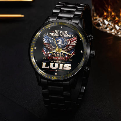 LUIS - MIO01WT022 - Never Underestimate 250 Year America