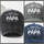 Personalized Washed Denim Baseball Cap with Papa Quote, Custom Kids' Names, Vintage Dad Hat, Unique Gift for Fathers & Grandpas