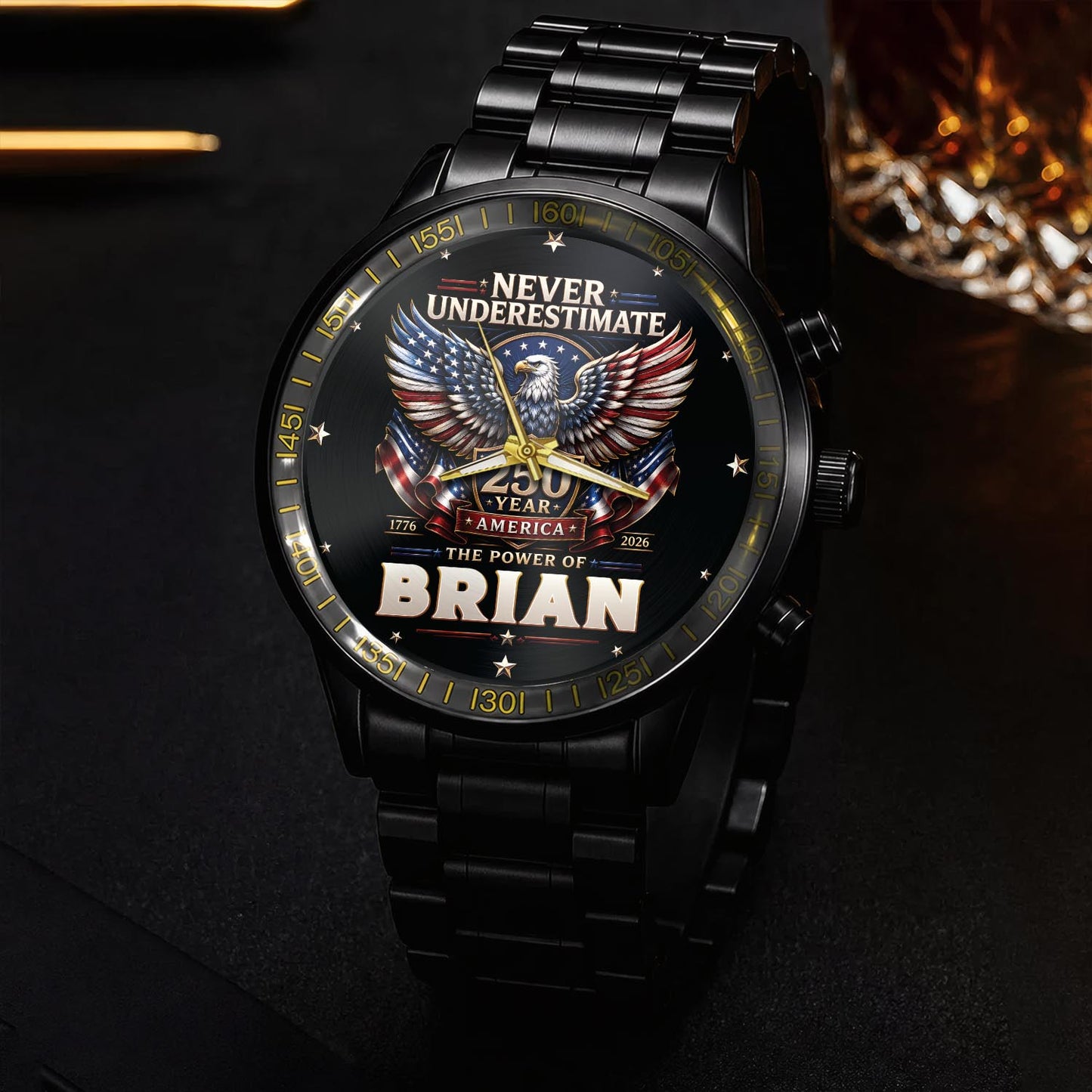 BRIAN - MIO01WT022 - Never Underestimate 250 Year America