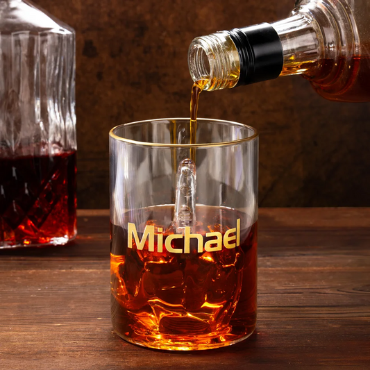 Cheers to Your Attitude - Personalised Funny Middle Finger Whiskey Glass