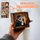 Custom Photo The Date We Became Mr & Mrs Wedding Couple - Personalized Flipbook Frame Animation Machine