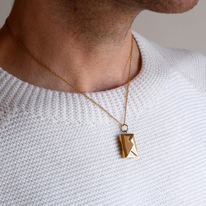 Secret Message Envelope Necklace, Best Friend Gift, Personalized Friendship Jewelry