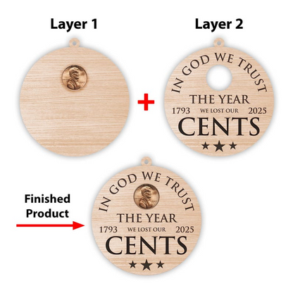 The Year We Lost Our Cents Ornament – A Nostalgic American Monetary Milestone