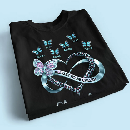Blessed To Be Called Grandma - Personalized Shirt - Heartfelt Mother's Day Gift for Grandma
