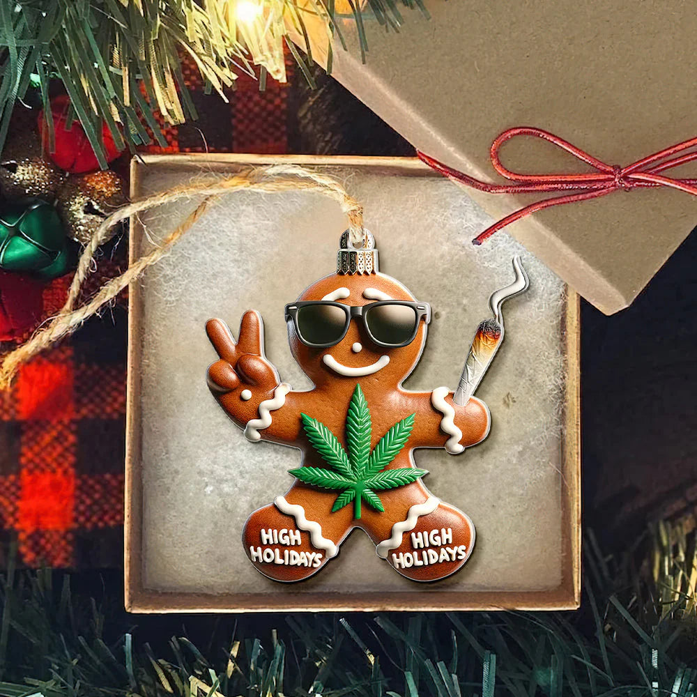 Personalized Gifts For Weed Lovers Ornament
