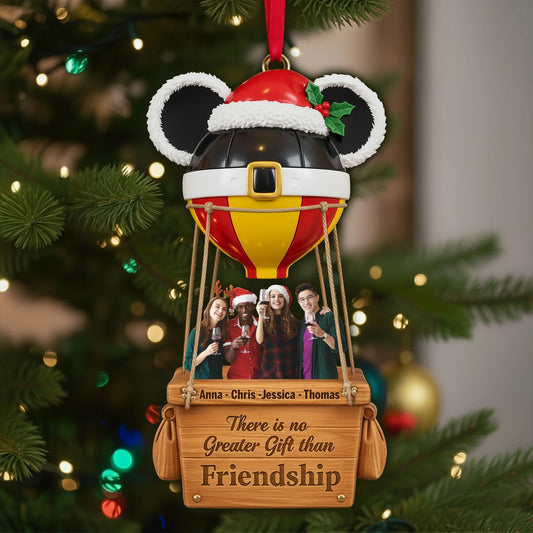 Greatest Friendship Custom Photo Ornament - Personalized Christmas Gifts For Friends