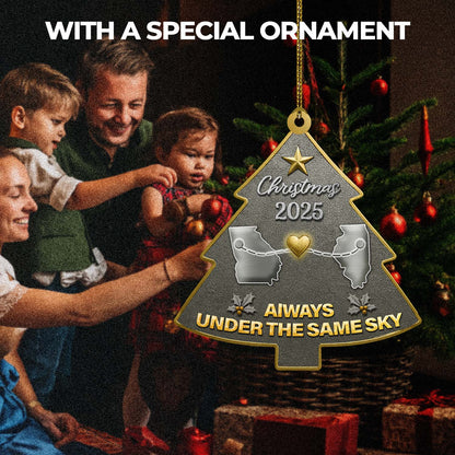 Under The Same Sky - Personalized Custom Acrylic Ornament