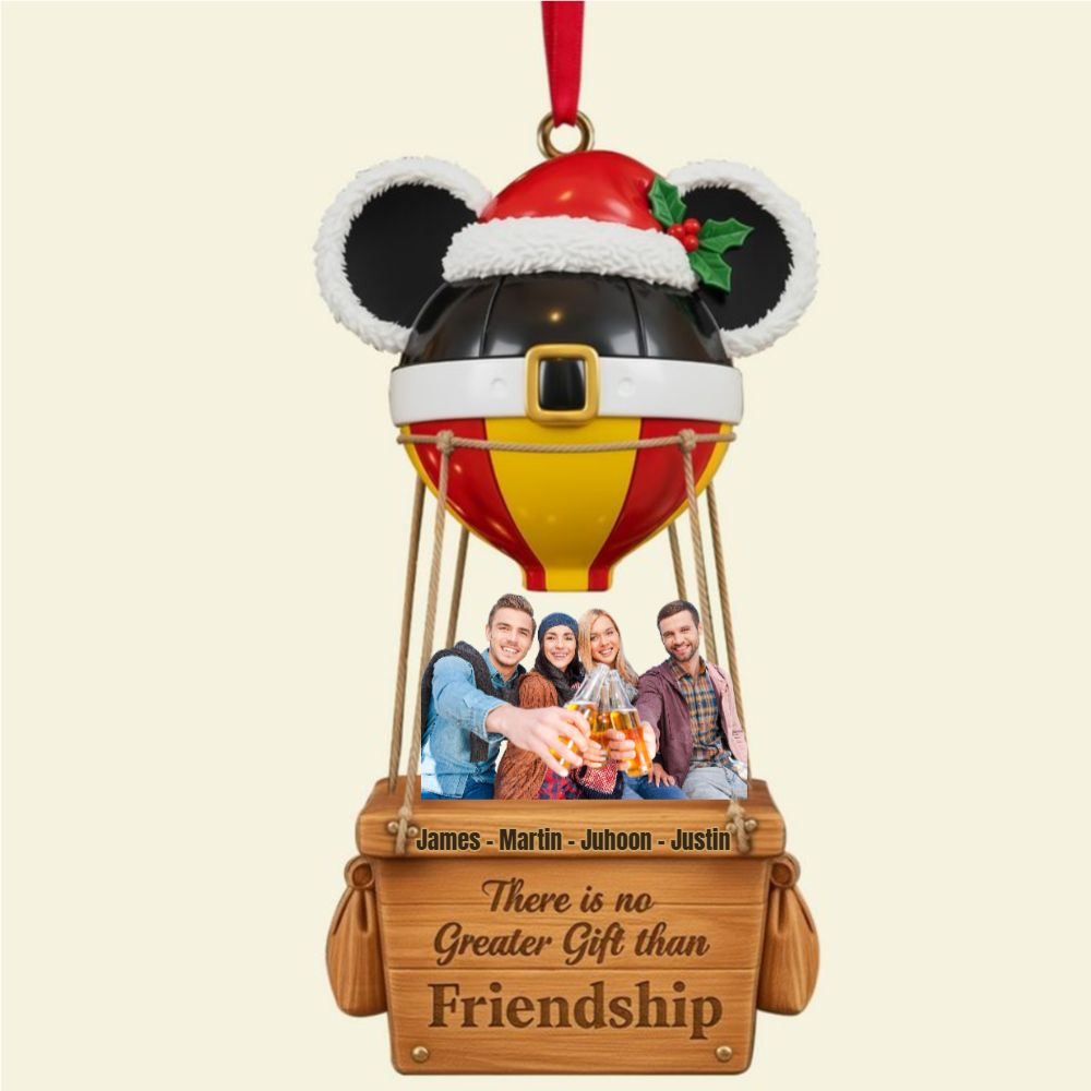 Greatest Friendship Custom Photo Ornament - Personalized Christmas Gifts For Friends