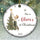 Vintage Style Baby’s Christmas Ceramic Ornament – Personalized Name|3