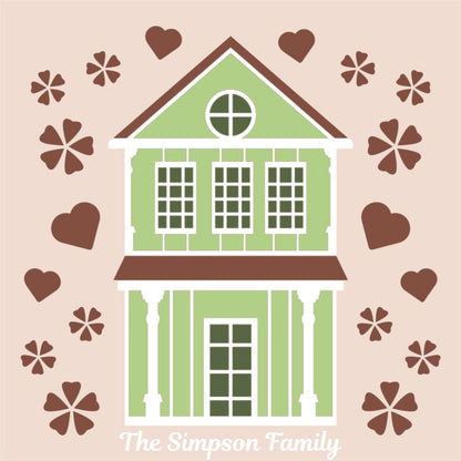 3D Layered Home Sweet Papercut Framed Picture – Personalized Holiday Décor Design for Family Gifts