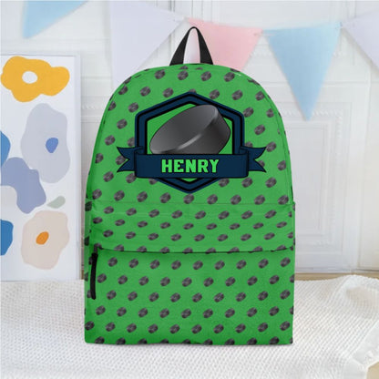 Football, Baseball , Sport Custom Name - Personalized Kid Backpack