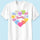 Grandma's Sweethearts Conversation Hearts Grandkids Names Valentine's Day - Personalized Basic T-Shirt