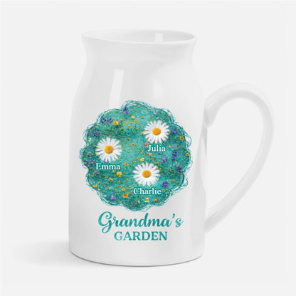 Grandma’s Garden - Personalized Ceramic Flower Vase