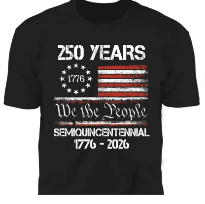 America’s 250th Anniversary United States Semiquincentennial Dark Premium Tee