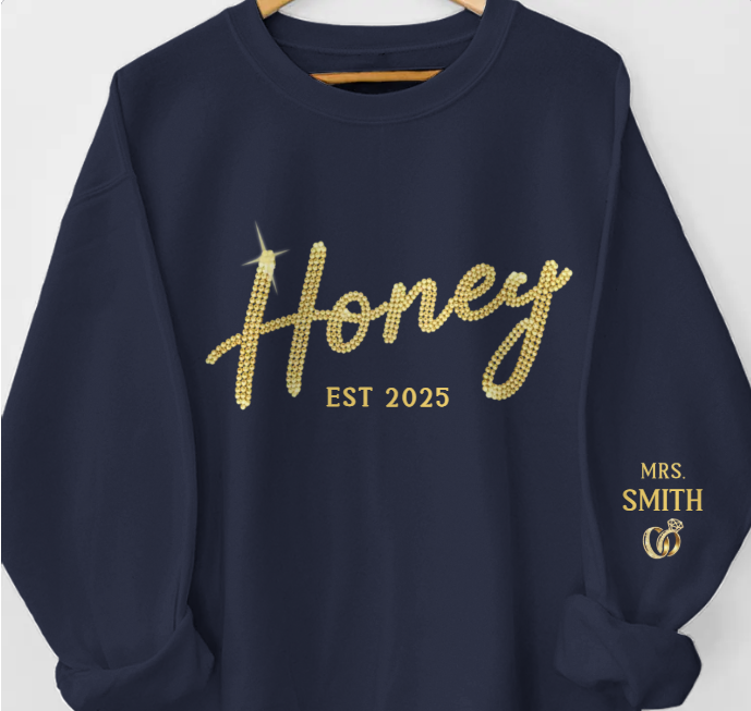 Custom Unisex Sweatshirt With Design On Sleeve - Personalized Anniversary Wedding Gifts For Husband And Wife, Him And Her - You Make Life Feel Kinder