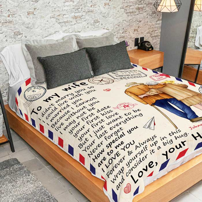 Never Forget How Special You Are To Me - I Love You Forever & Always - Personalized Blanket