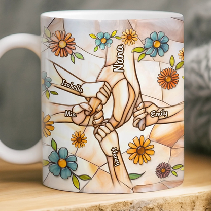 Custom 3D Inflated Effect Printed Mug - Personalized Mother's Day Gifts For Mom, Grandma - Sparkle Every Day