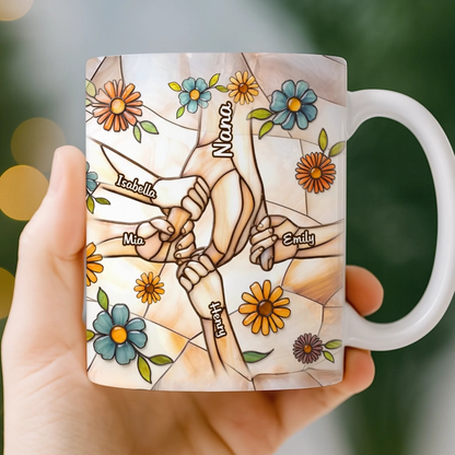 Custom 3D Inflated Effect Printed Mug - Personalized Mother's Day Gifts For Mom, Grandma - Sparkle Every Day