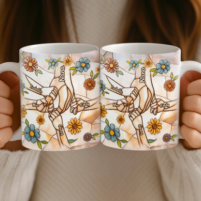 Custom 3D Inflated Effect Printed Mug - Personalized Mother's Day Gifts For Mom, Grandma - Sparkle Every Day