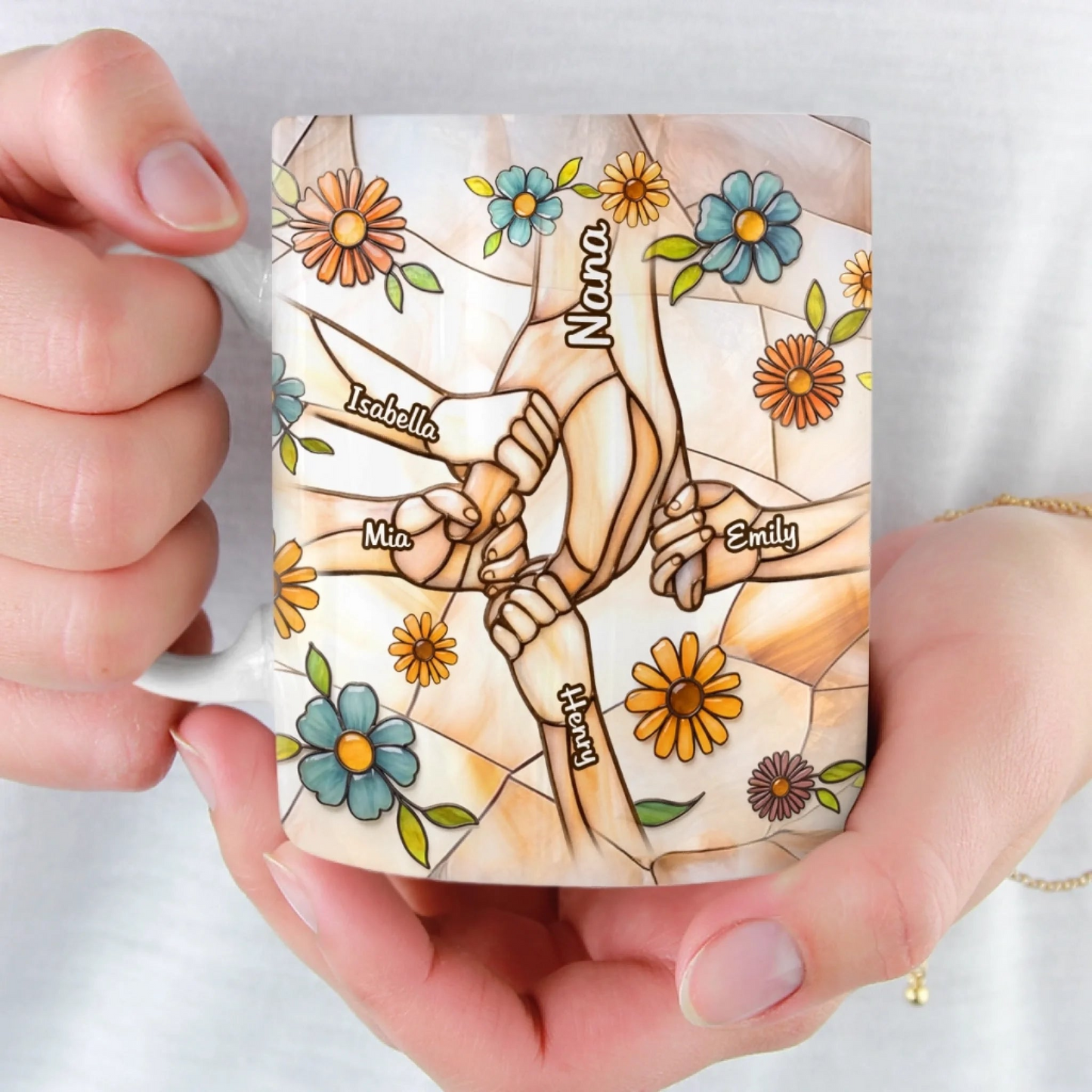 Custom 3D Inflated Effect Printed Mug - Personalized Mother's Day Gifts For Mom, Grandma - Sparkle Every Day