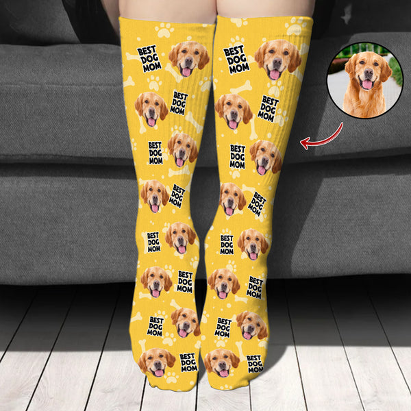 Custom Photo Best Parents Ever - Personalized Socks For Dog Lovers