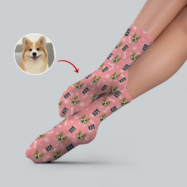 Custom Photo Best Parents Ever - Personalized Socks For Dog Lovers
