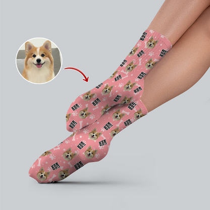 Custom Photo Best Parents Ever - Personalized Socks For Dog Lovers