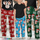 Custom Photo Christmas Gift Family Name - Personalized Pajama Pants
