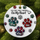 Memorial Dog Cat You Left Paw Prints On My Heart - 3D Inflated Effect Printed Ornament, Personalized Circle Ceramic Ornament